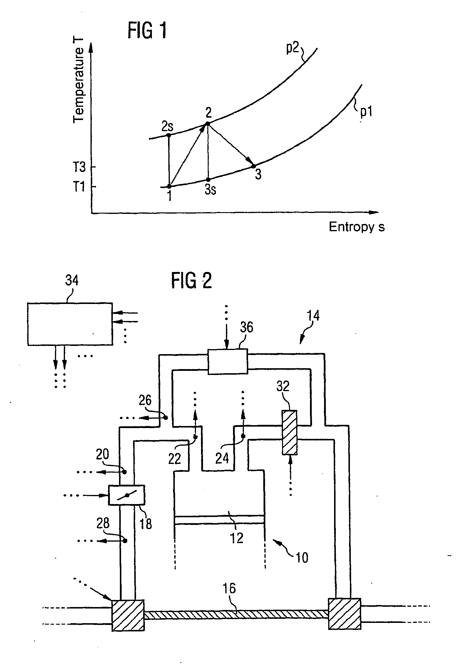 System and method for influencing the induction gas temperature in the combustion chamber of an internal combustion engine