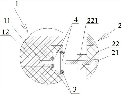 Electrical connector capable of realizing plugging and unplugging underwater