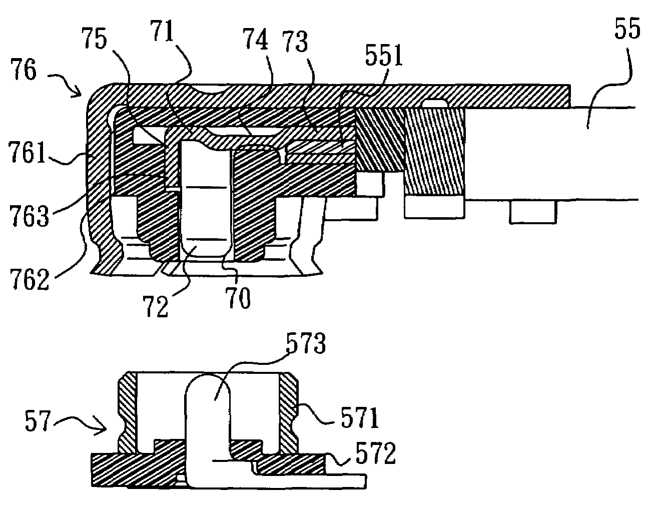 RF microwave connector for telecommunication