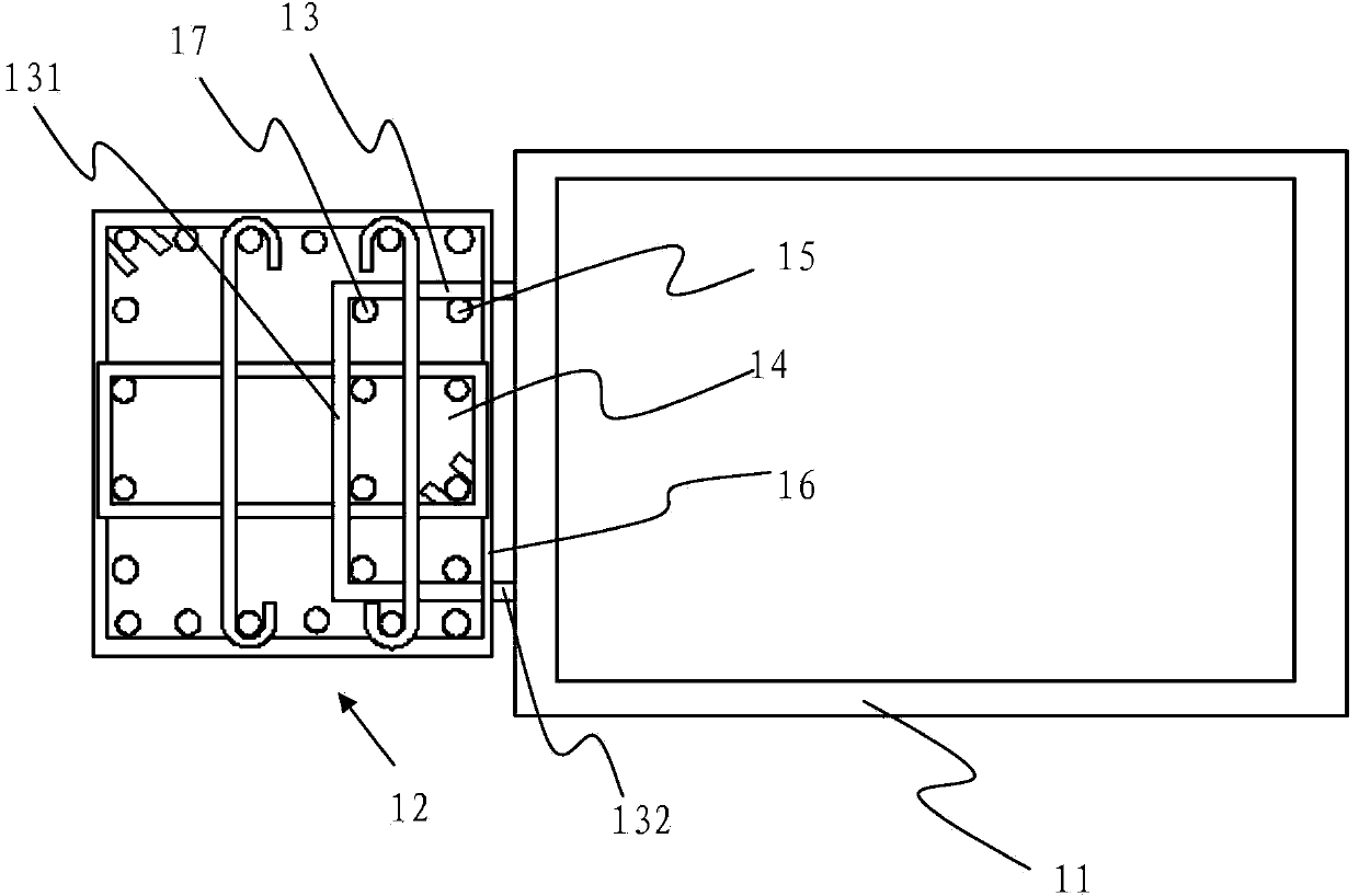 Connecting method and connecting structure for box-type steel pipe column and shear wall end post