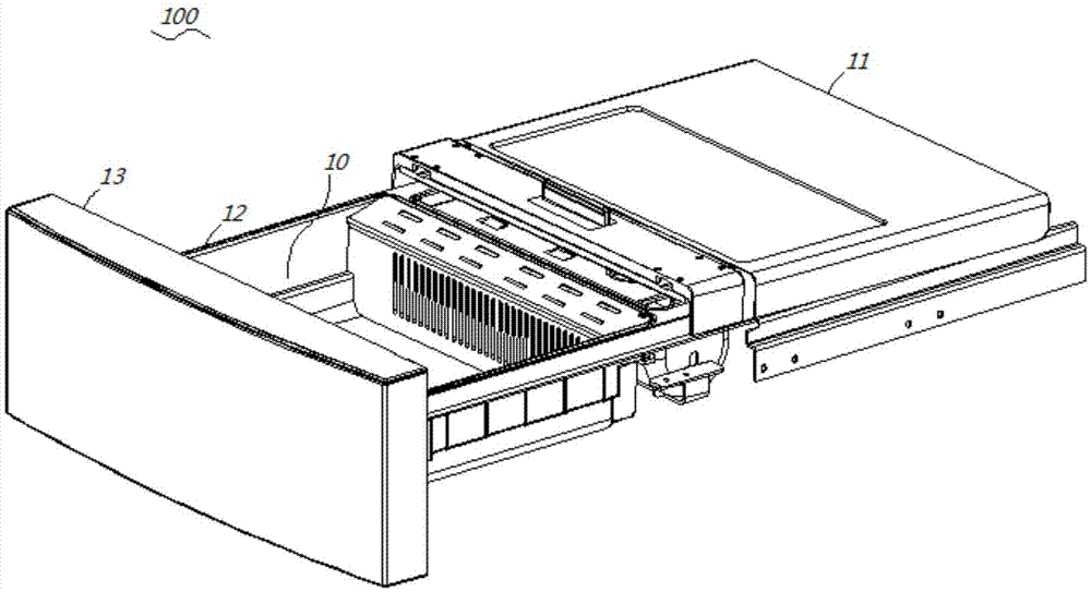 Control method for gas concentration in freshness-retaining drawer