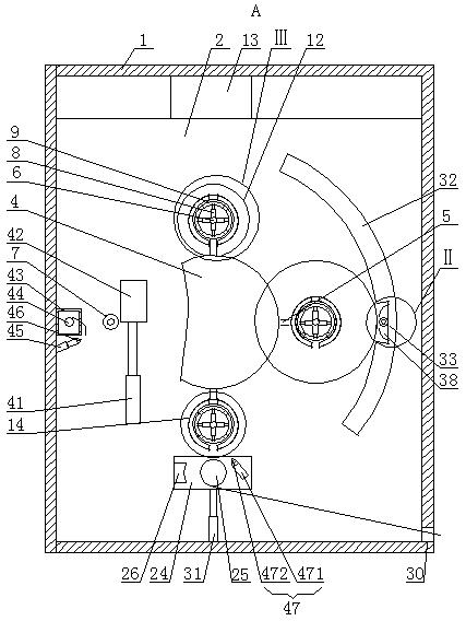 A heating type electronic film winding device