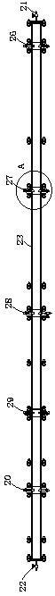 Combined tubular high-pressure seepage leaching test device