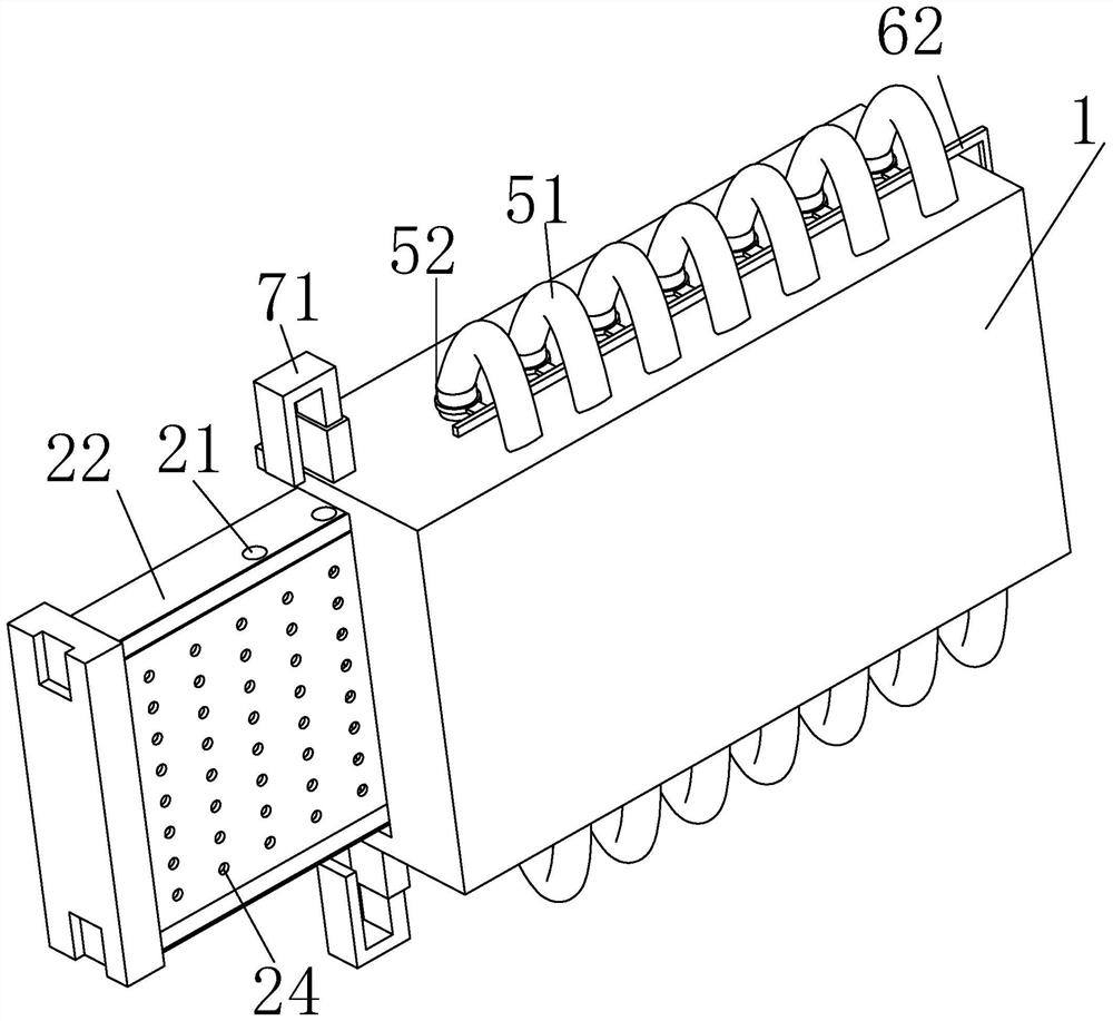 Water-cooled slag discharging device and method for realizing water circulation