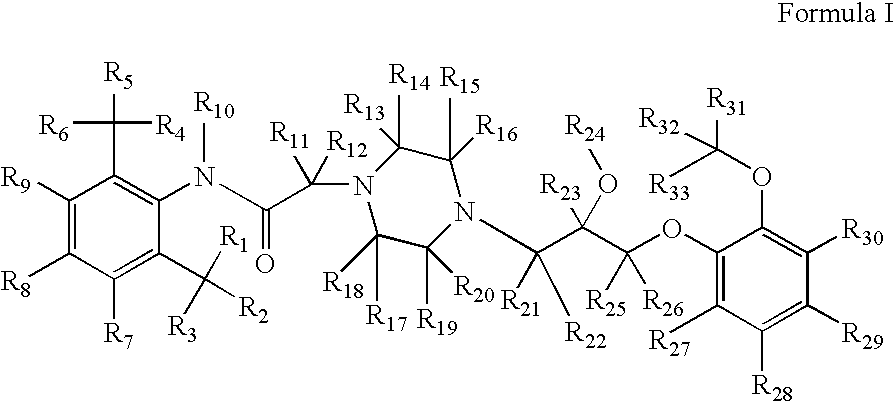 Substituted piperazines