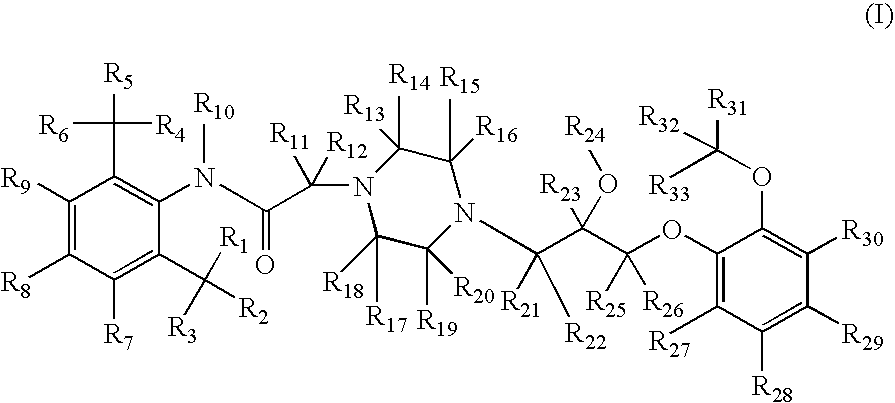 Substituted piperazines