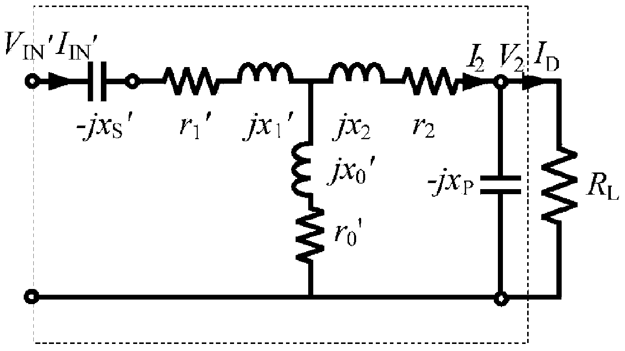 Contactless power transfer device for moving part