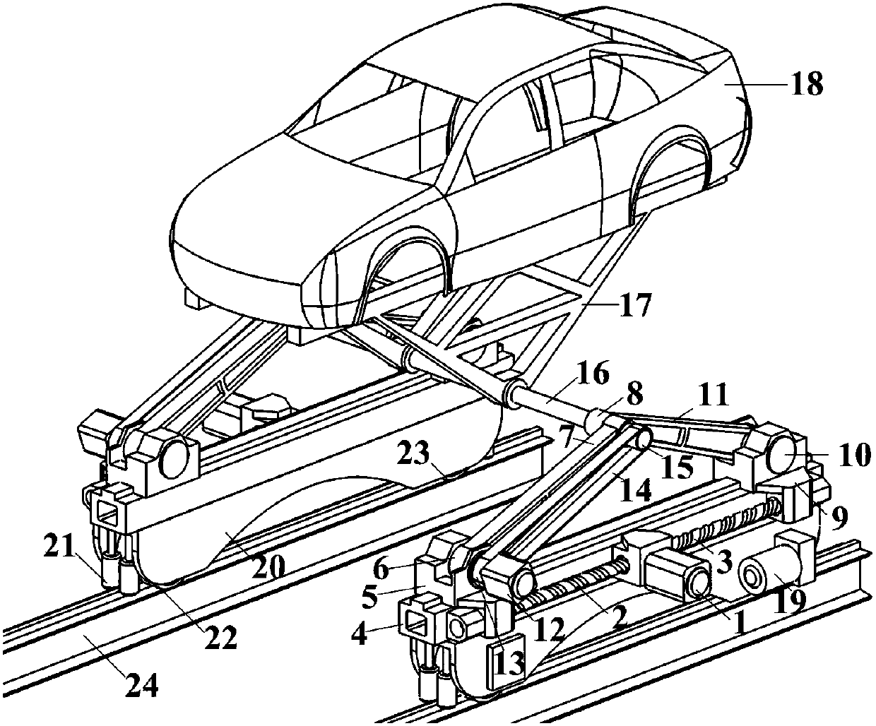 Synchronous coordinated sliding-mode control method for series-parallel automobile electrophoretic coating conveying mechanism based on comprehensive error