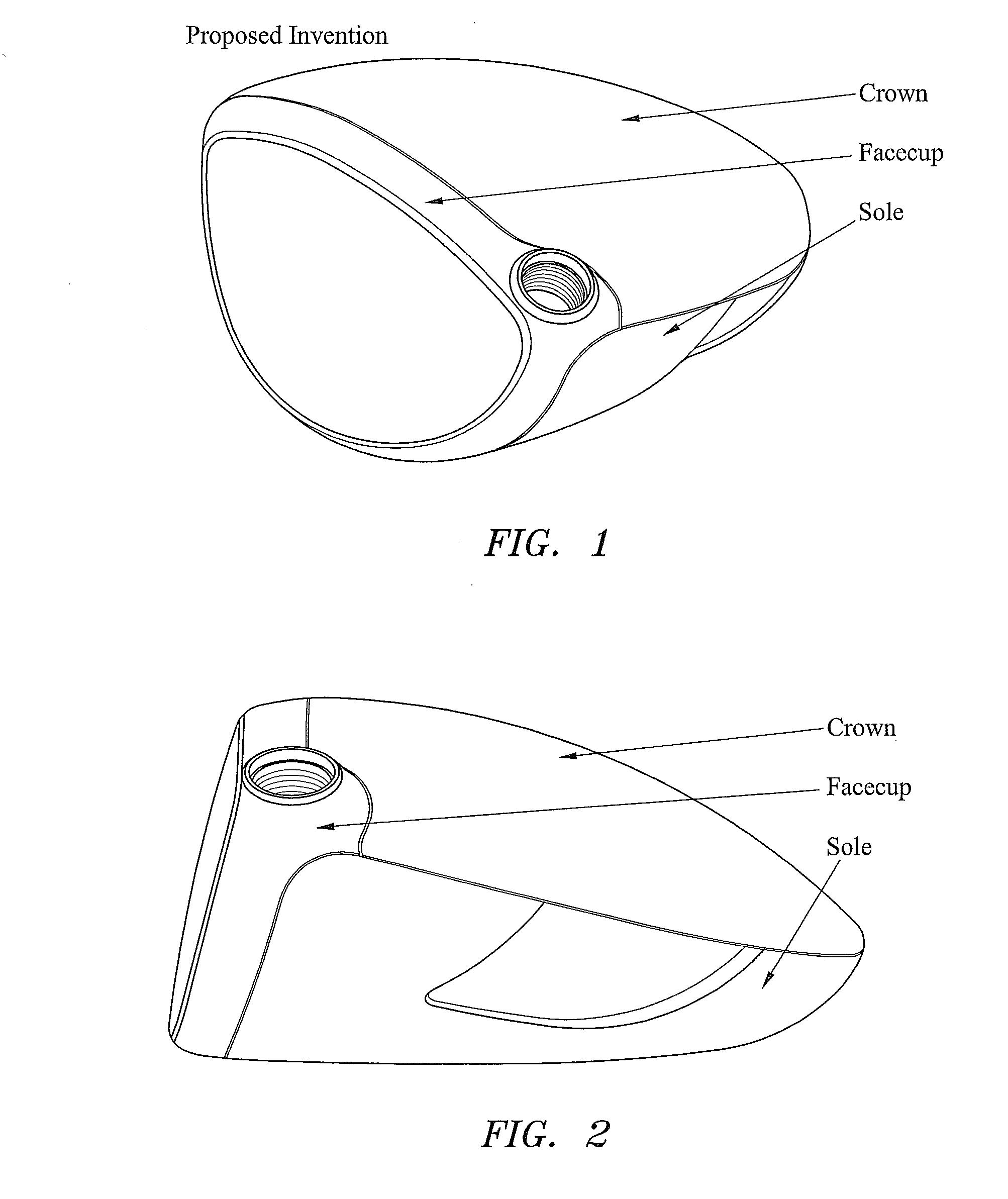 Multiple material golf club head and a method for forming a golf club head