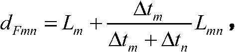 Earth fault distance measurement method based on traveling wave modulus time difference