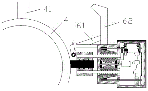 Cleaning and maintaining device for outdoor steel structural component provided with LED lamp and powered up through solar energy