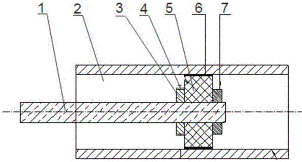 Grinding device for inner wall of large shaft central hole of power generator unit