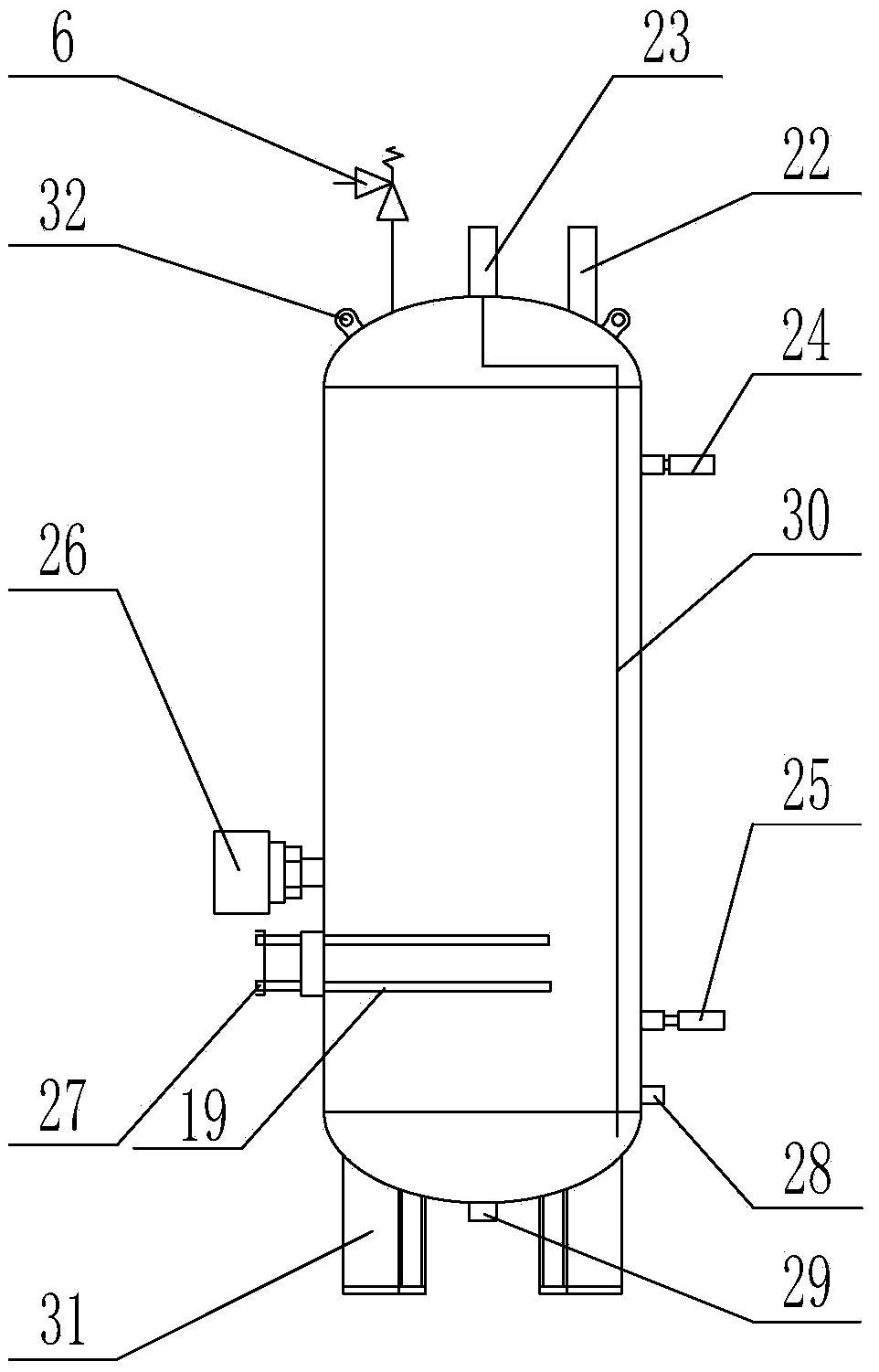 Activated water spray device heated under pressurization