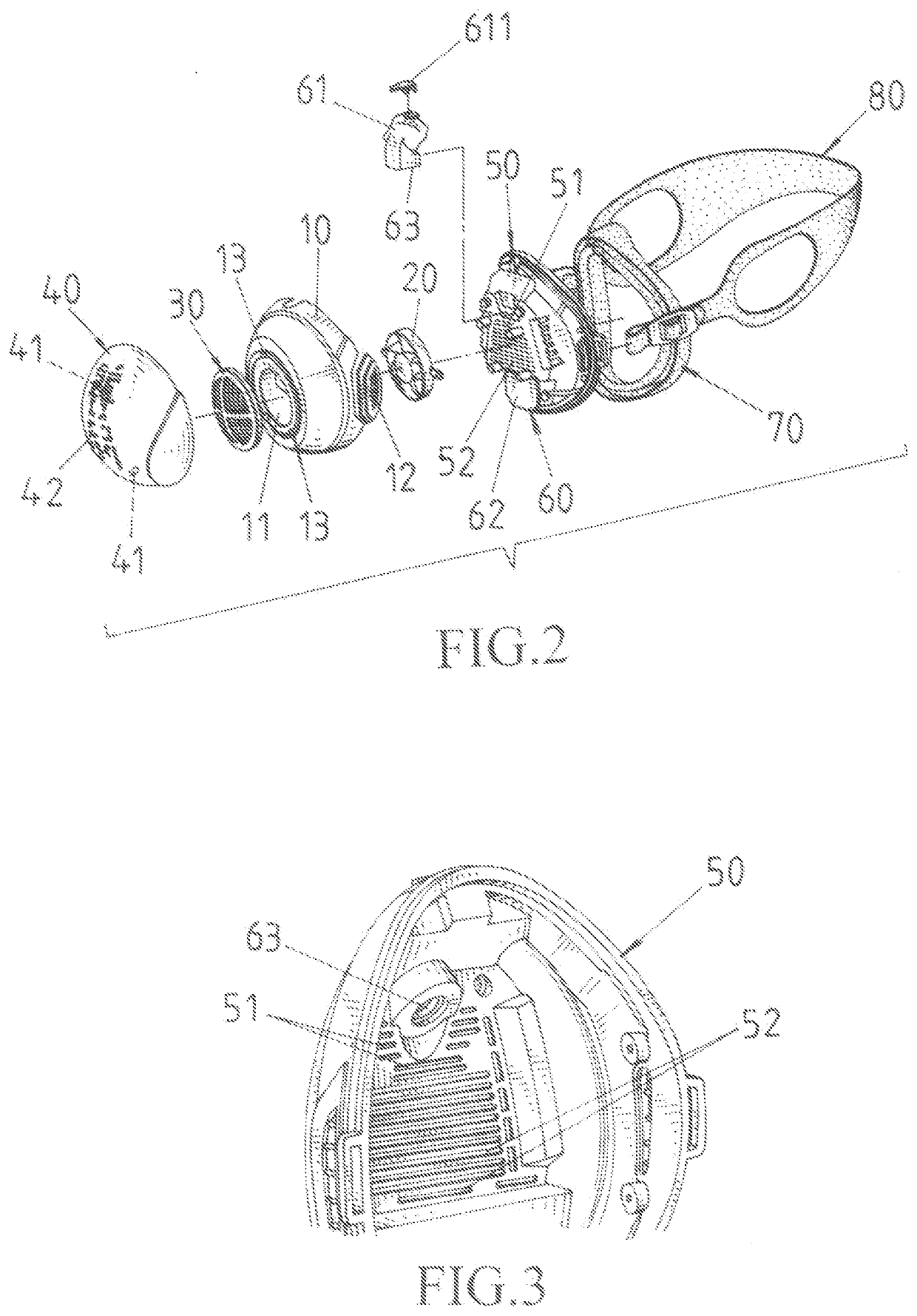 Air purification face mask structure