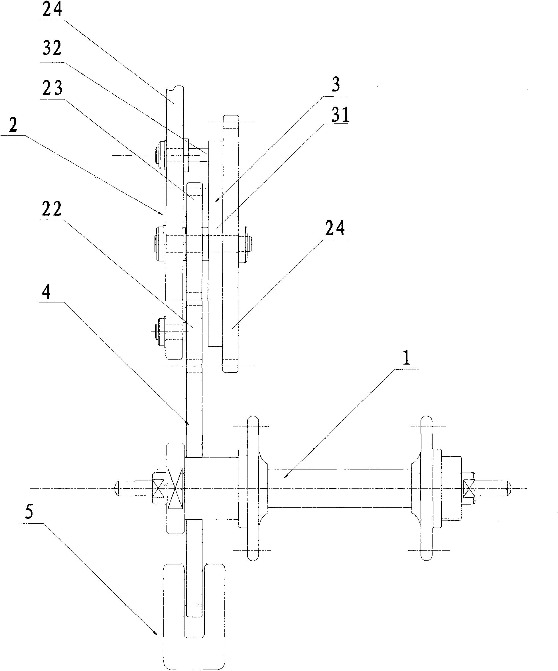 Bicycle energy storage brake equipment