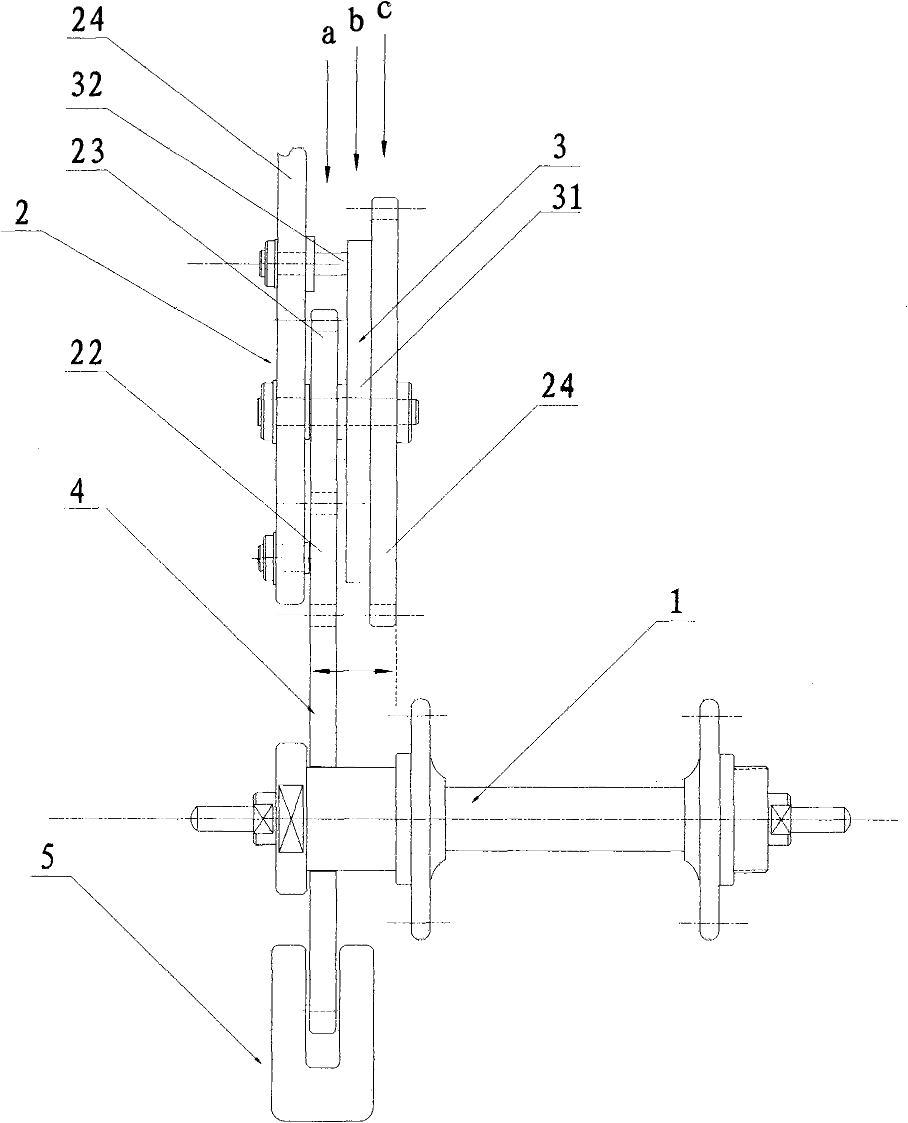 Bicycle energy storage brake equipment