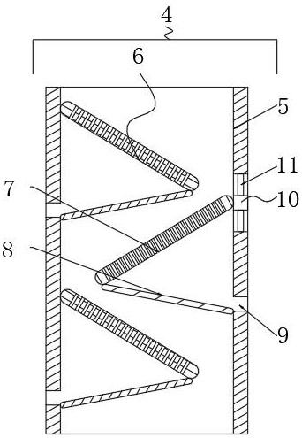 Screening device with dust removal function for rice production