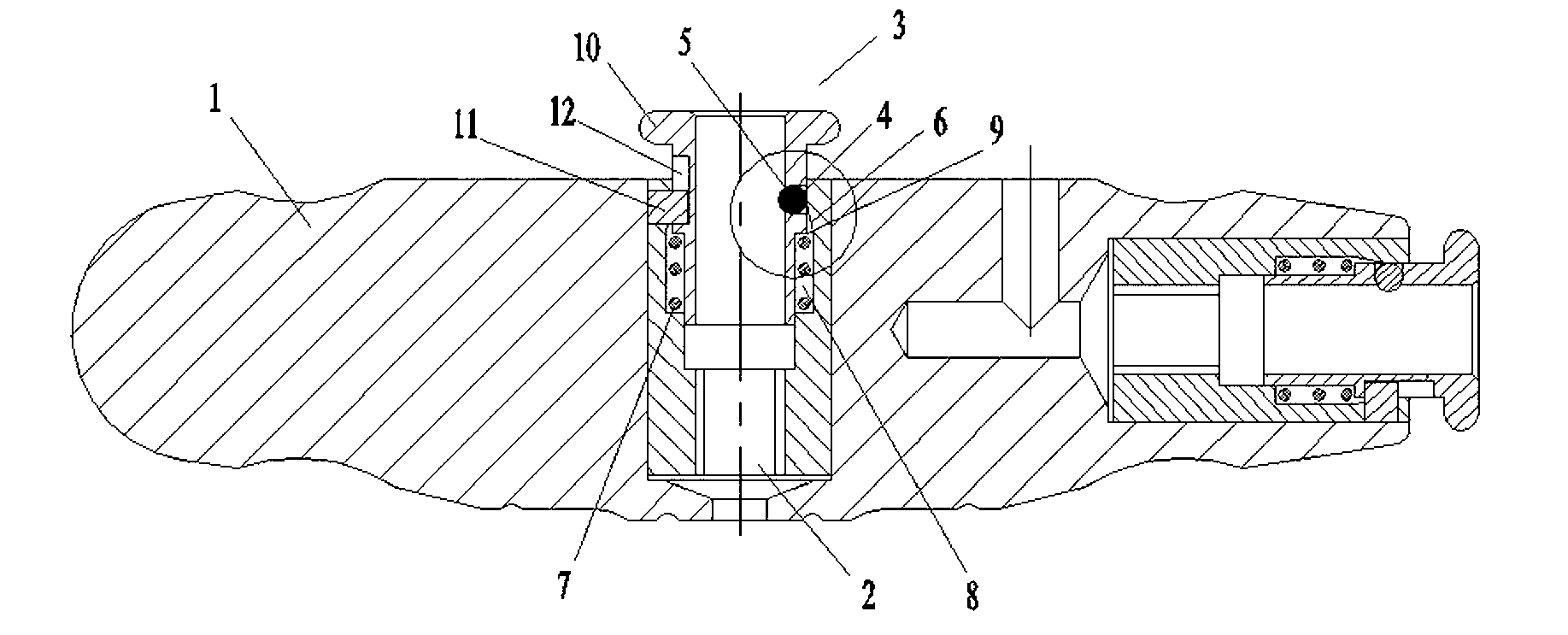 Rapid connection handle