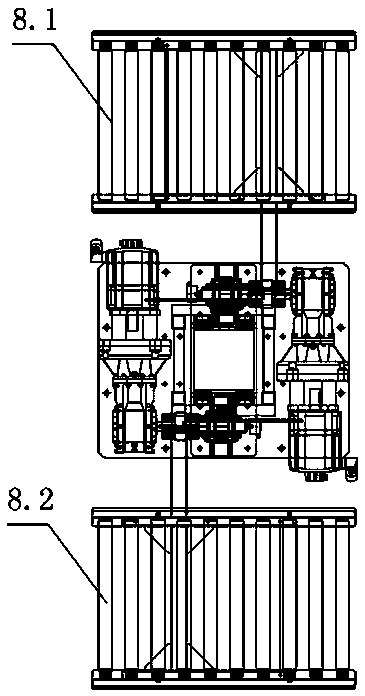 U-shaped guide rail type multi-layer box type shuttle vehicle stereo warehouse storage and sorting method