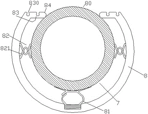 Pipeline protective cover device convenient to dismantle and mount and installation method thereof