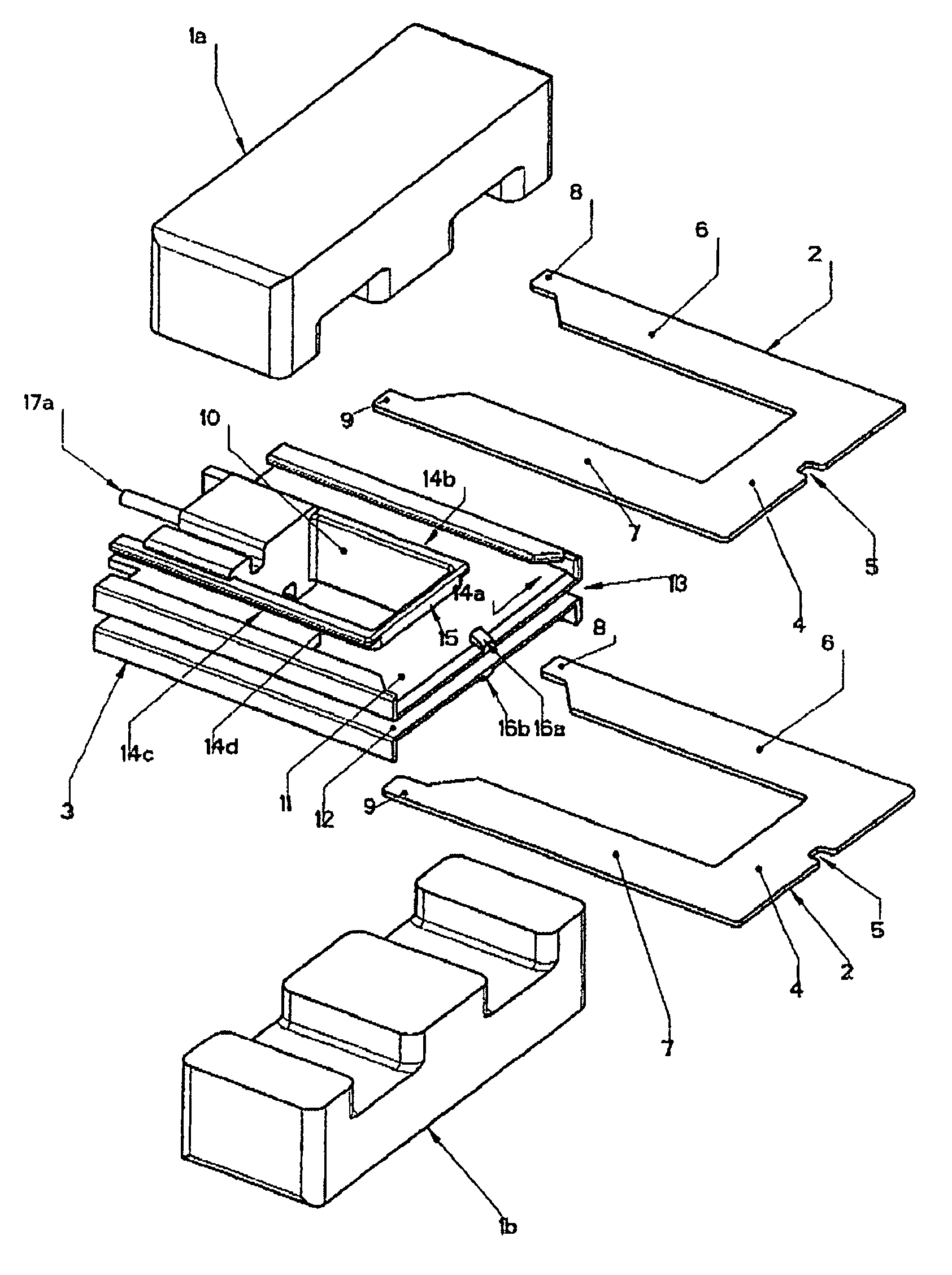 Planar transformer comprising plug-in secondary windings