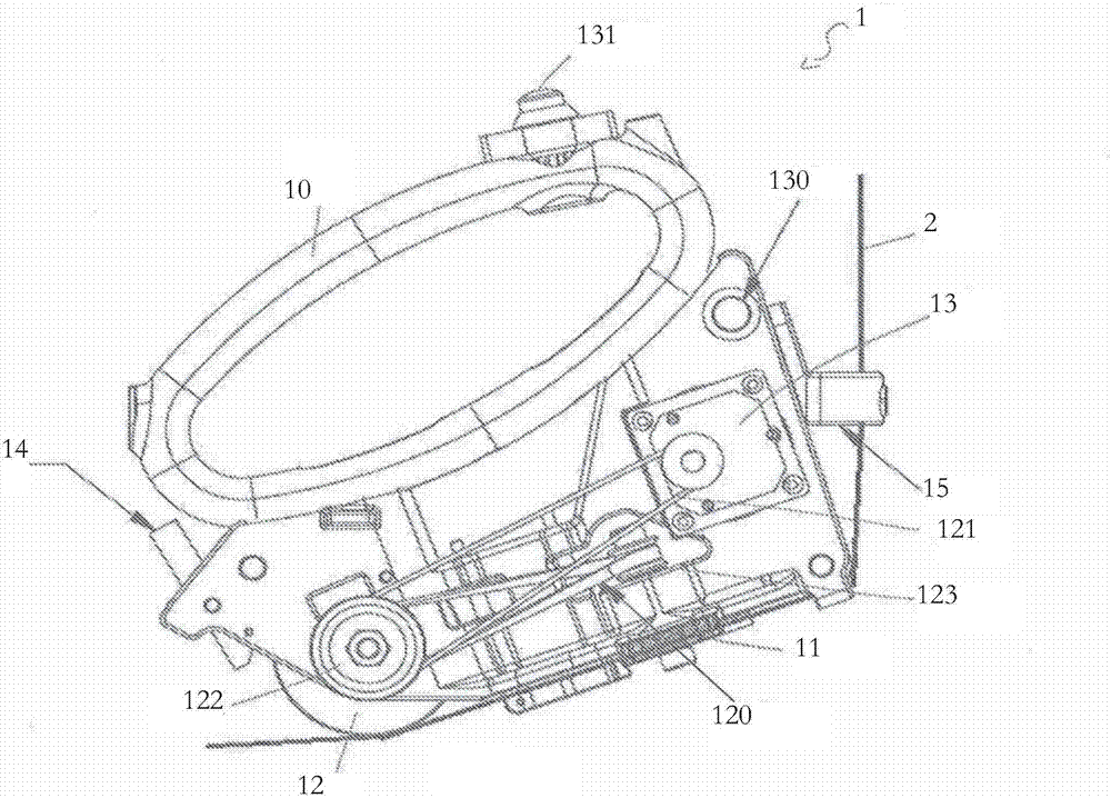 Device for laying a conductive wire for welding