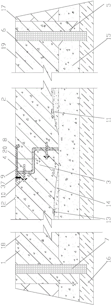 Assembly type cement pavement construction method