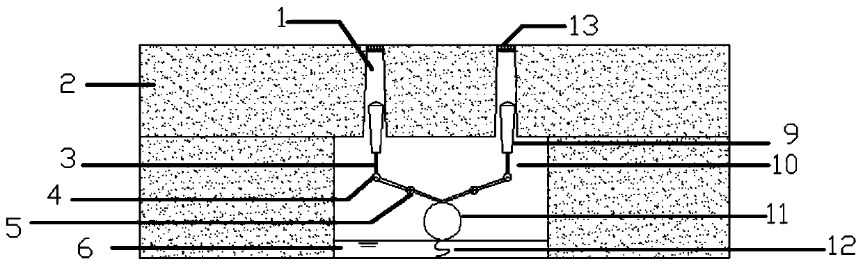 Permeable pavement device and corresponding water drainage method thereof