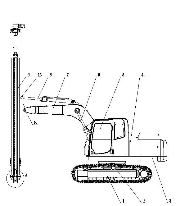 Drilling-digging exchanger