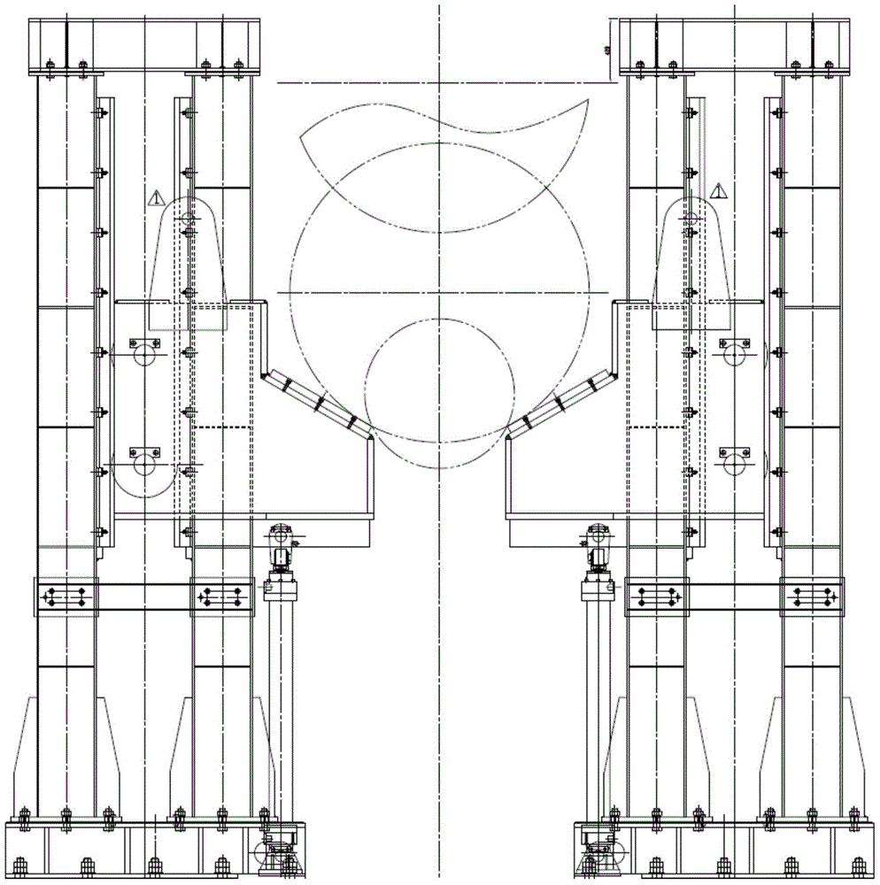 A large stroke steel coil lifting equipment