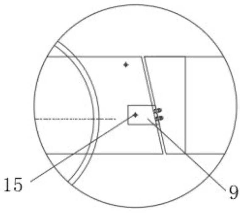 Rail train bogie side skirt structure and rail train