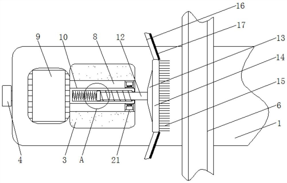 Control method of vehicle cleaning device for rail transit