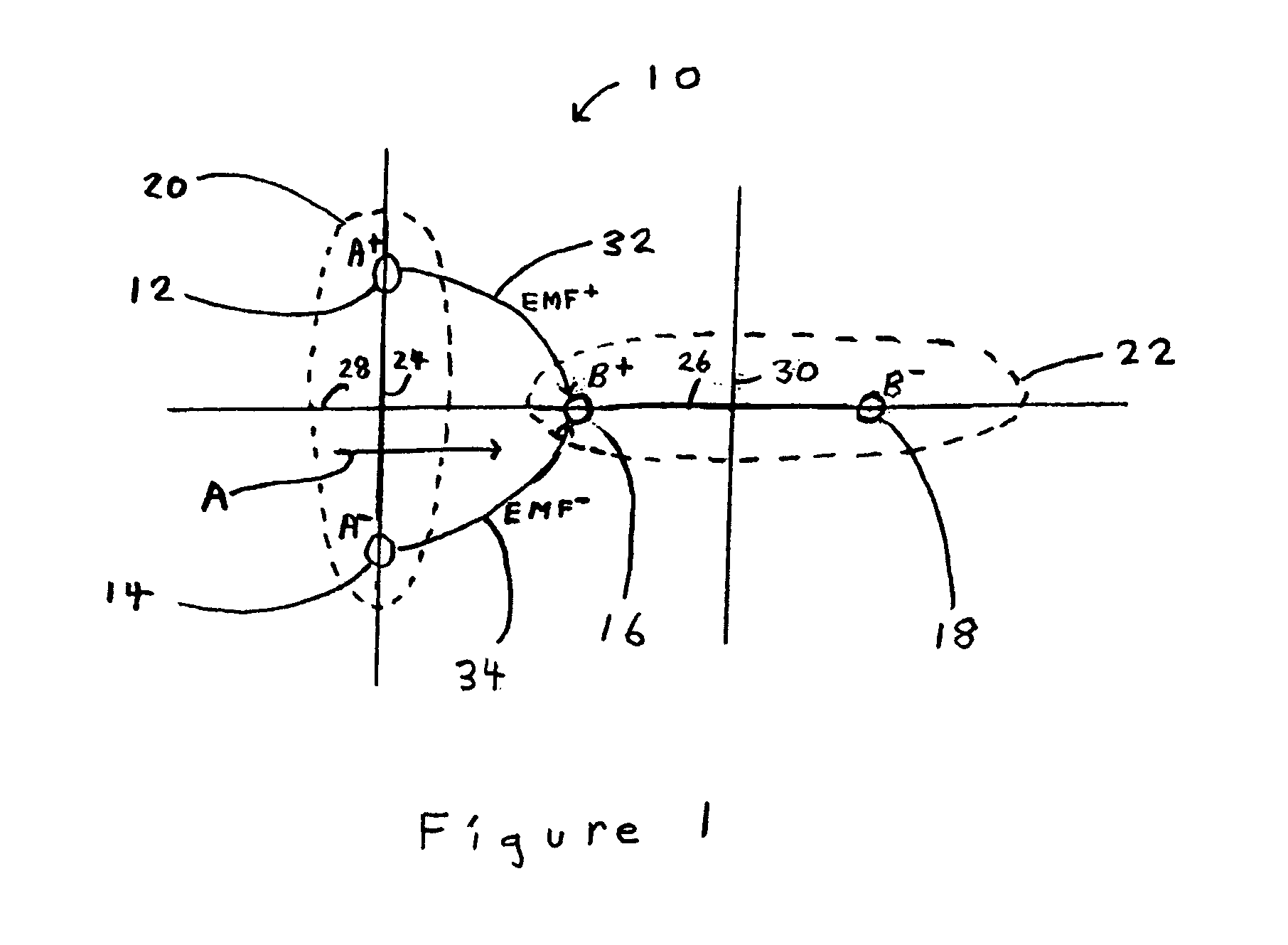 Noise canceling differential connector and footprint