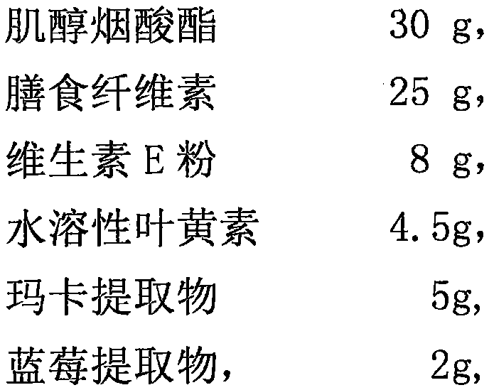 Health-care food nutrition fortifier and preparation method thereof