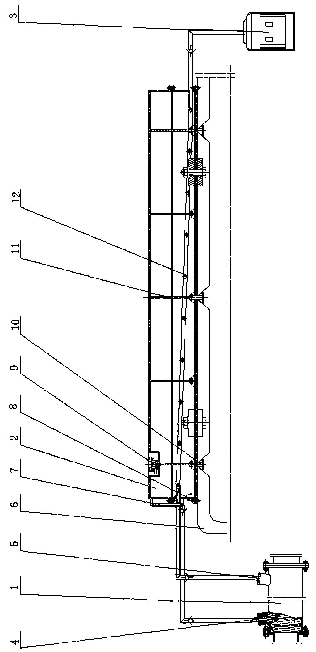 Waste heat distillation drinking device of automotive diesel engine