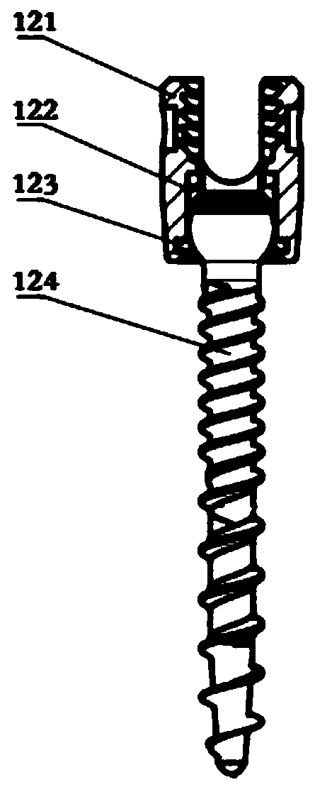 A cobalt-chromium-molybdenum thoracolumbar posterior screw-rod system