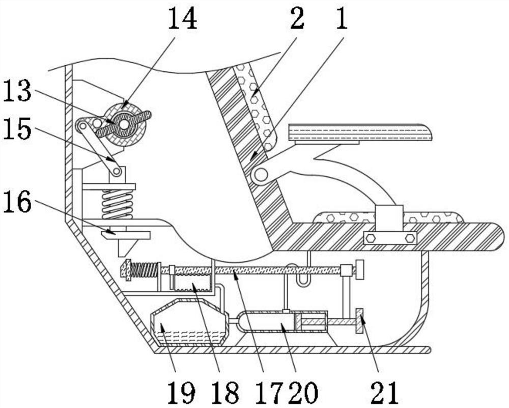 Comfortable seat for relieving intraoperative fatigue of neurosurgeon