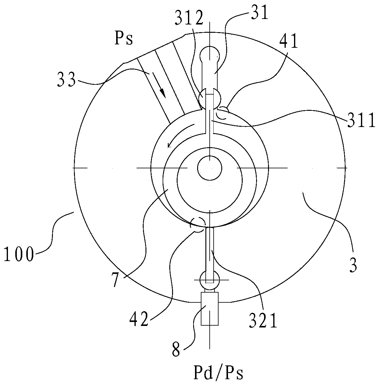 Rotary compressor and air conditioner with same