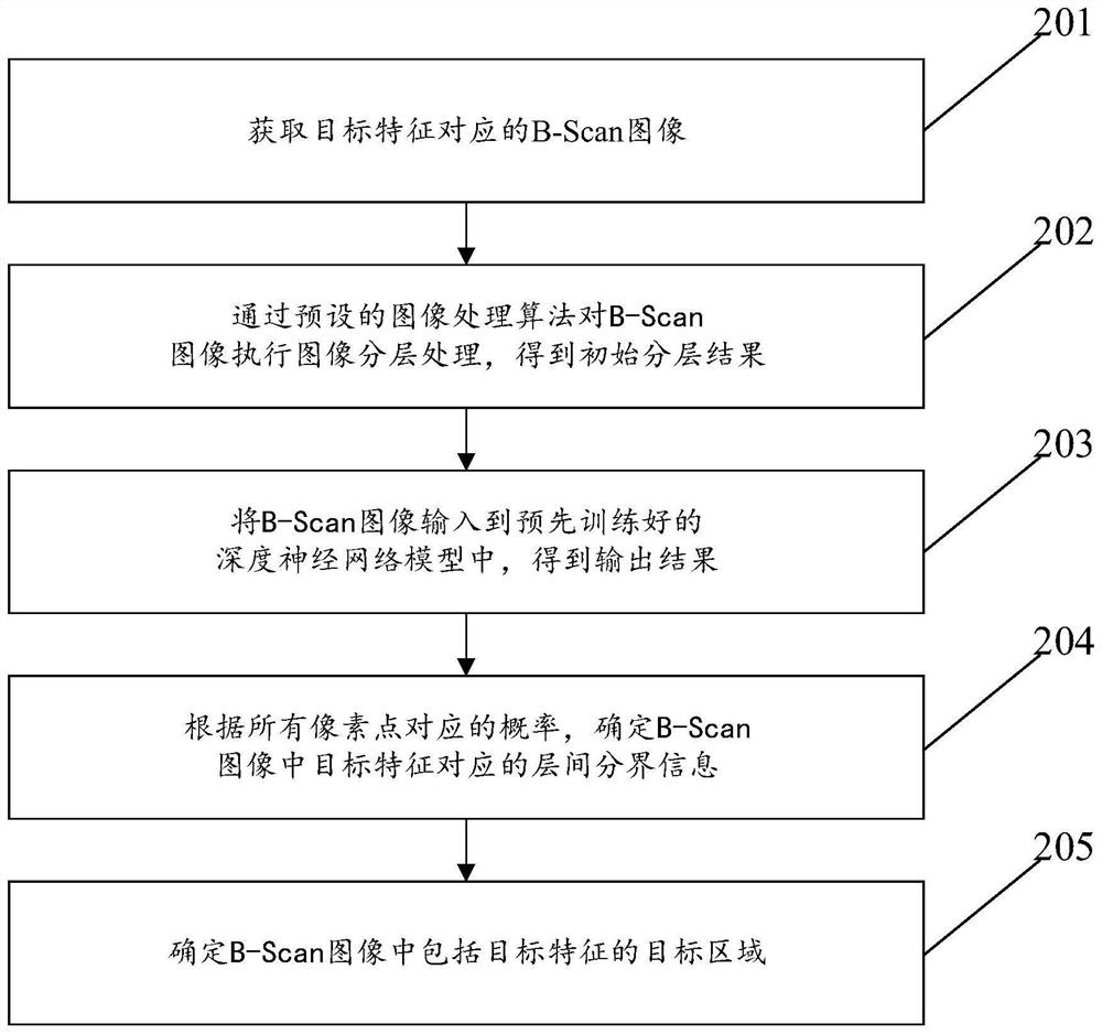 OCT image processing method and device