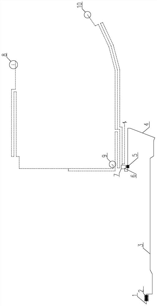 Novel fishway pool chamber water replenishing system under high water head and large fall