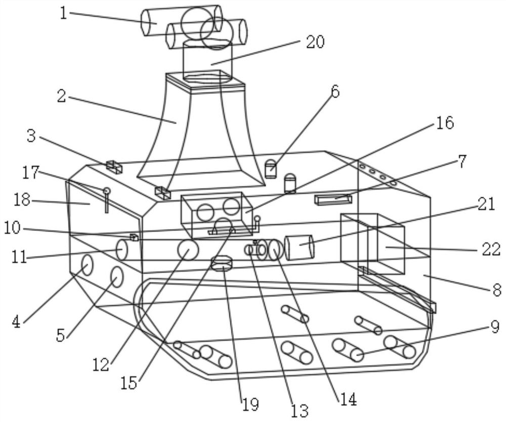 Fire extinguishing robot adopting fire extinguishing ball launching barrel and operation method