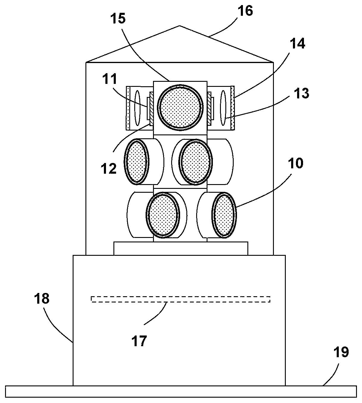 Rotational obstruction and beacon signaling apparatus