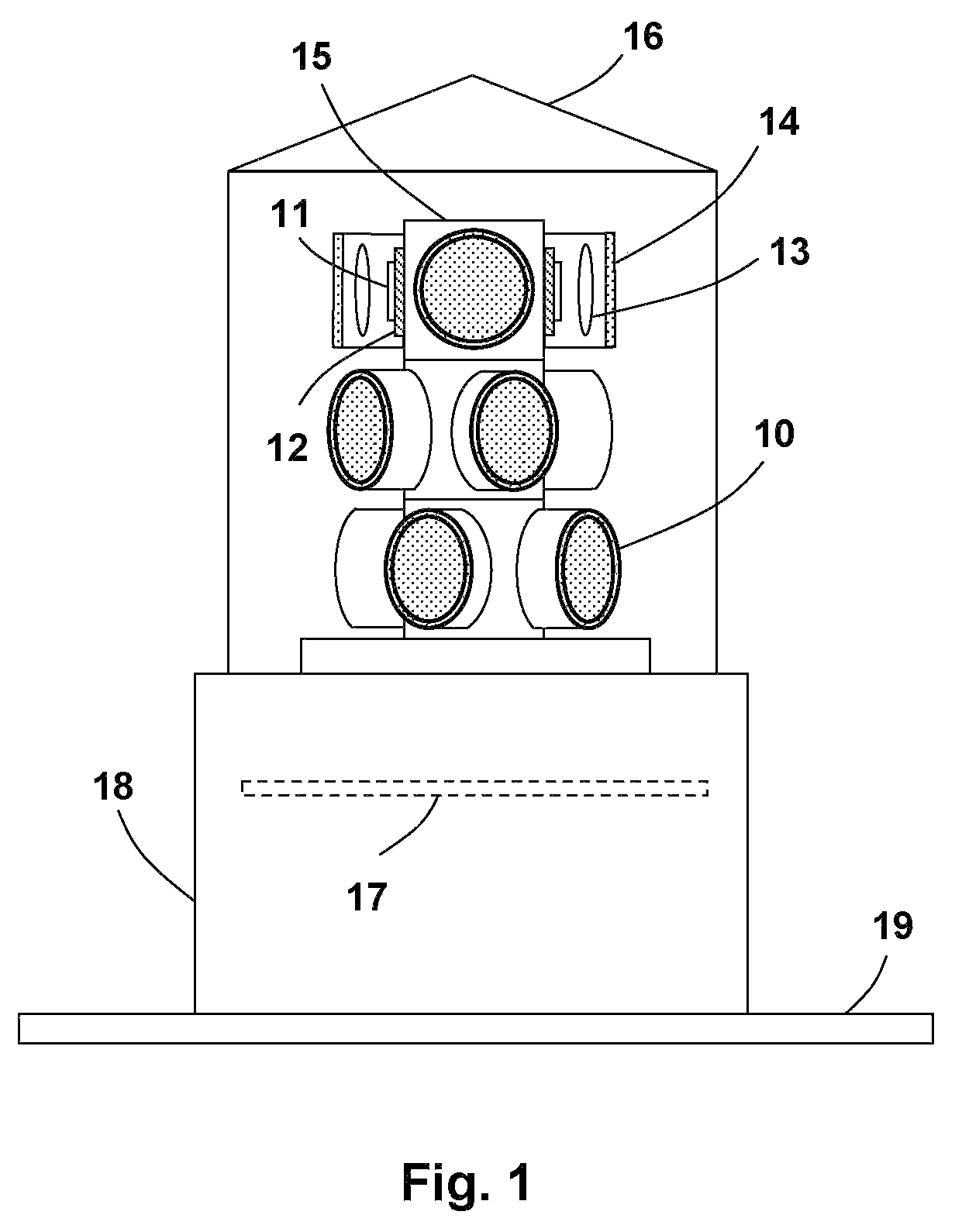 Rotational obstruction and beacon signaling apparatus