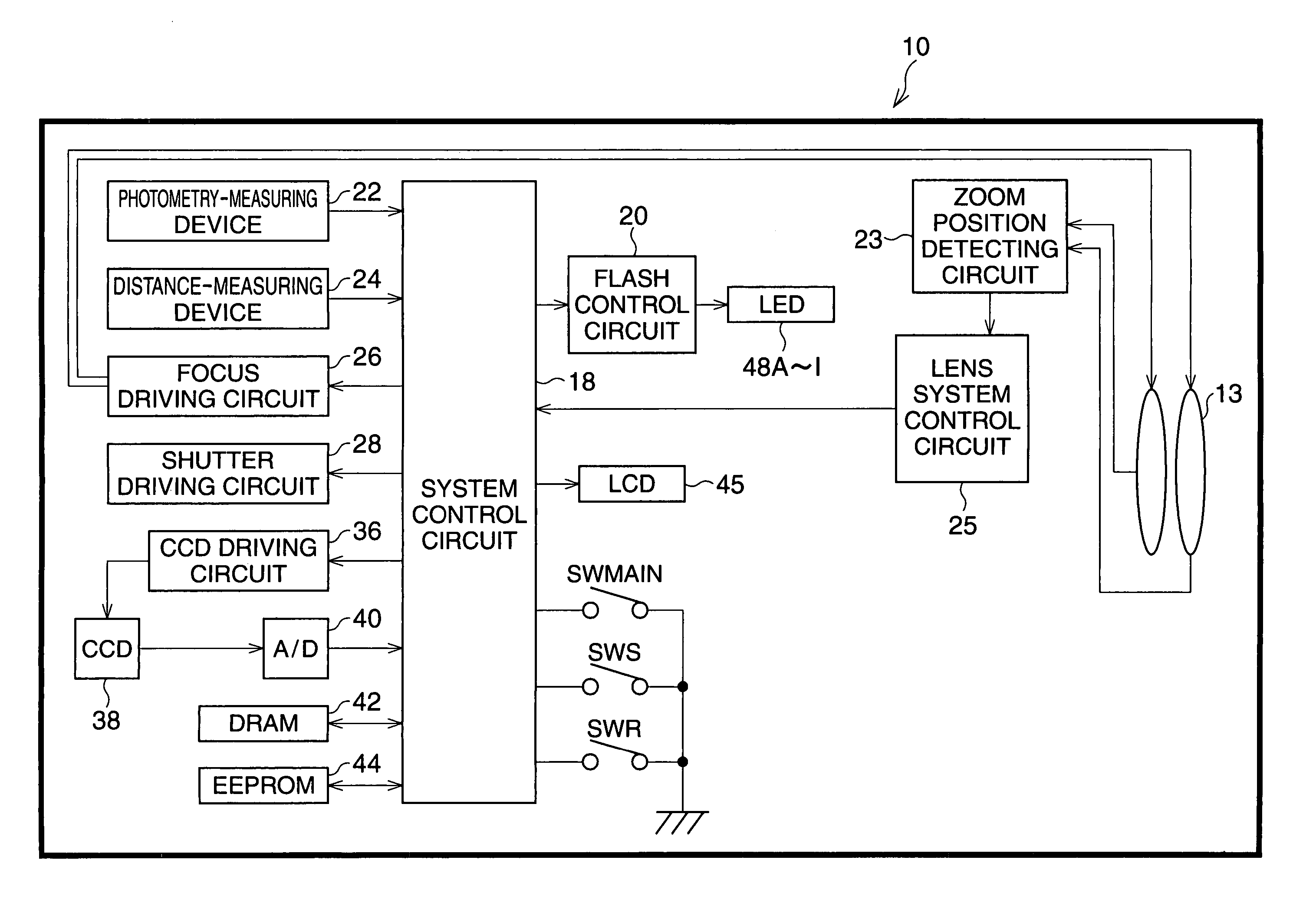 Light-amount control device for photographing