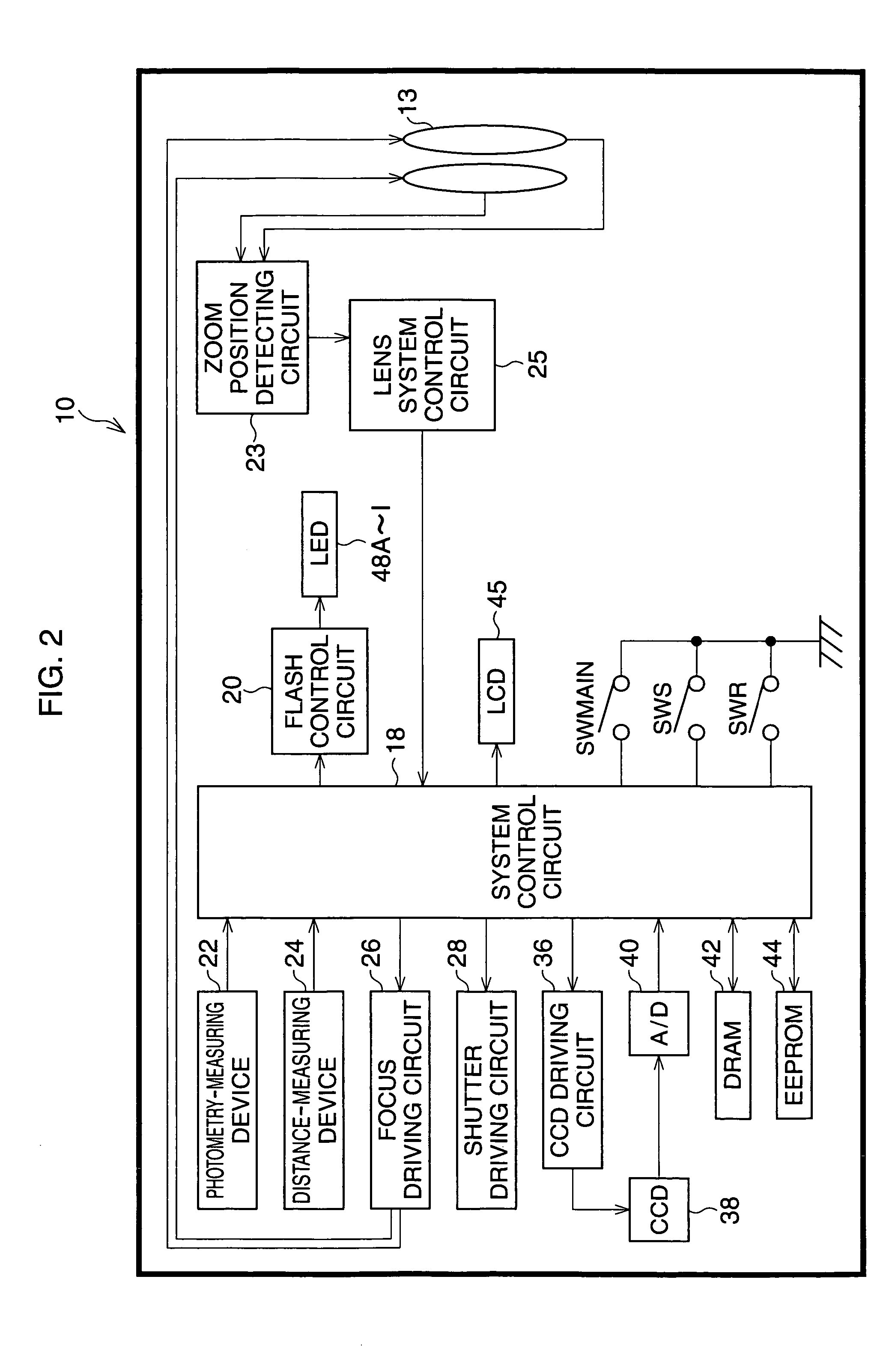 Light-amount control device for photographing