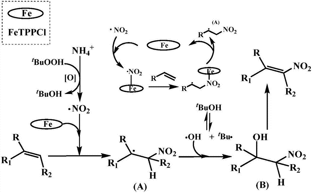 Synthesis method of (E)-beta-nitrostyrene