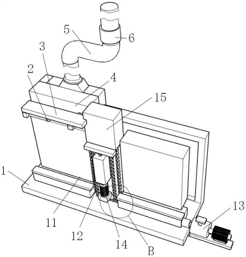 Reciprocating type disc plucking device of opening machine for textile production and use method of reciprocating type disc plucking device