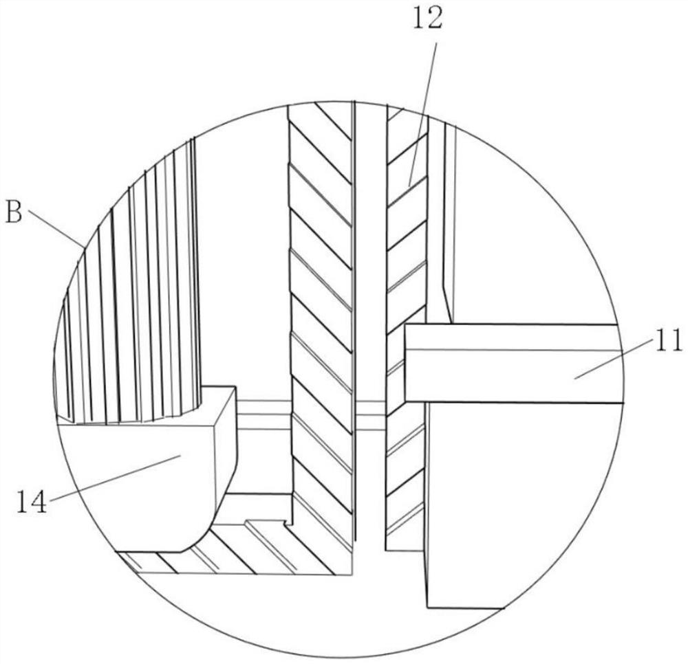 Reciprocating type disc plucking device of opening machine for textile production and use method of reciprocating type disc plucking device