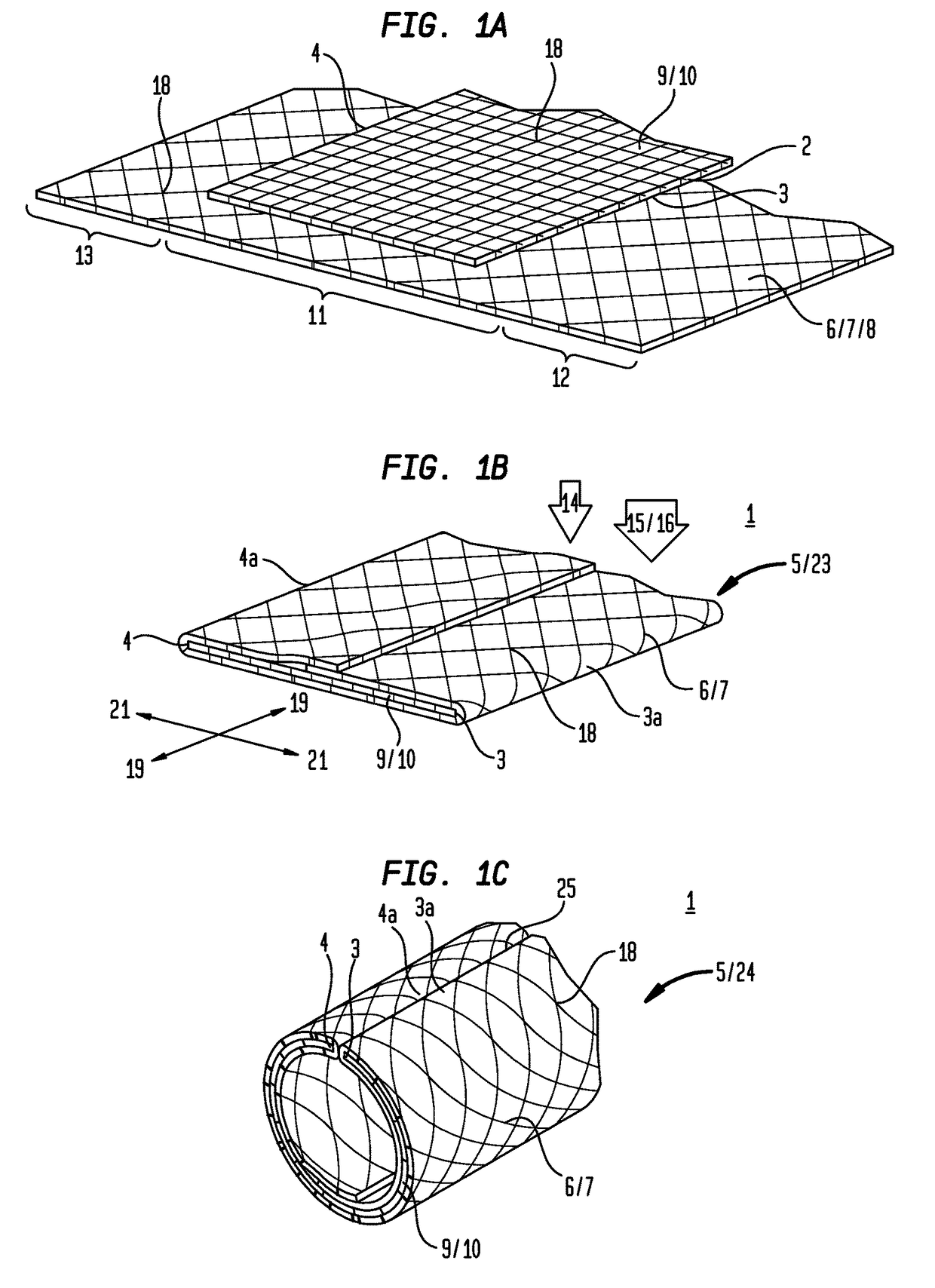 Rigid slit-tube laminate system