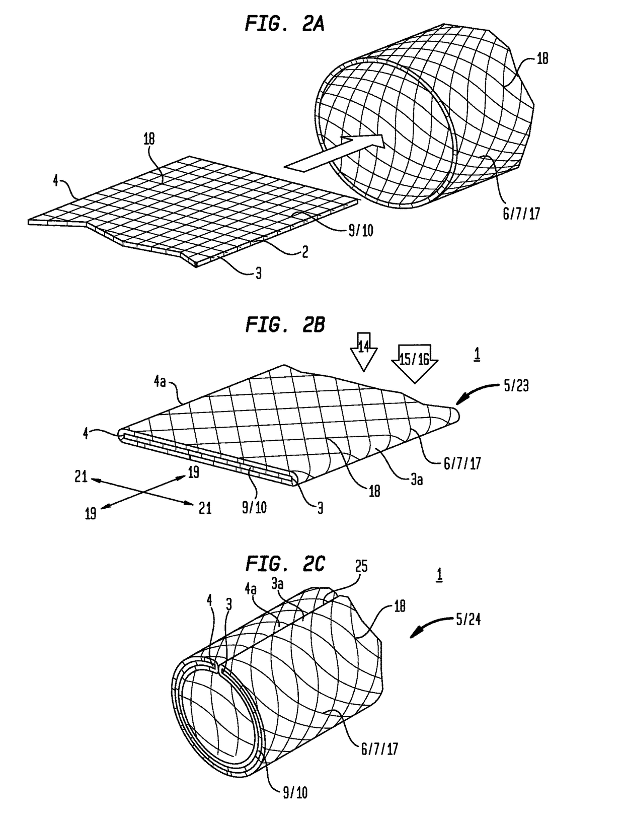 Rigid slit-tube laminate system